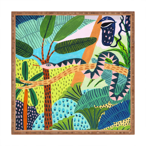 Ambers Textiles Jungle Snake Square Tray