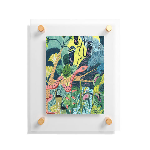 Ambers Textiles Jungle Snakes Floating Acrylic Print
