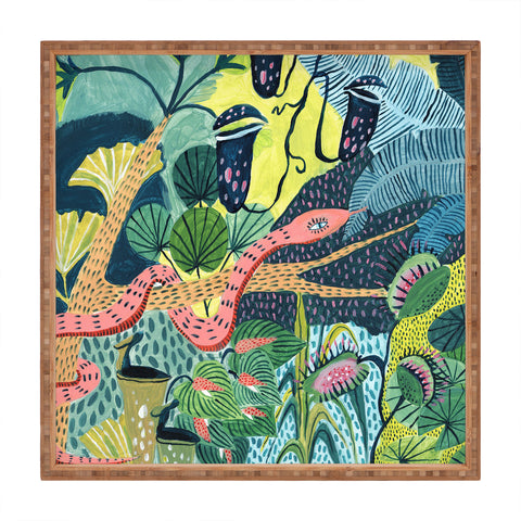 Ambers Textiles Jungle Snakes Square Tray