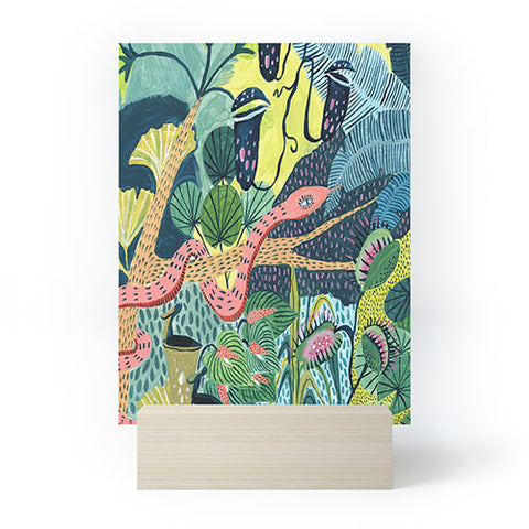 Ambers Textiles Jungle Snakes Mini Art Print