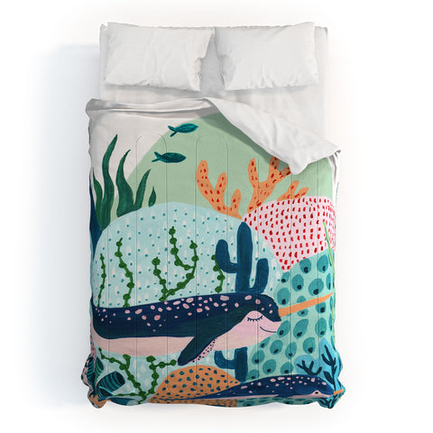 Ambers Textiles Narwhal Family Comforter