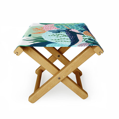 Ambers Textiles Narwhal Family Folding Stool