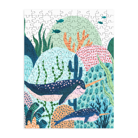 Ambers Textiles Narwhal Family Puzzle