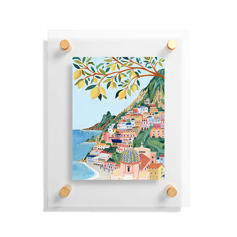 Ambers Textiles Positano Italy Floating Acrylic Print