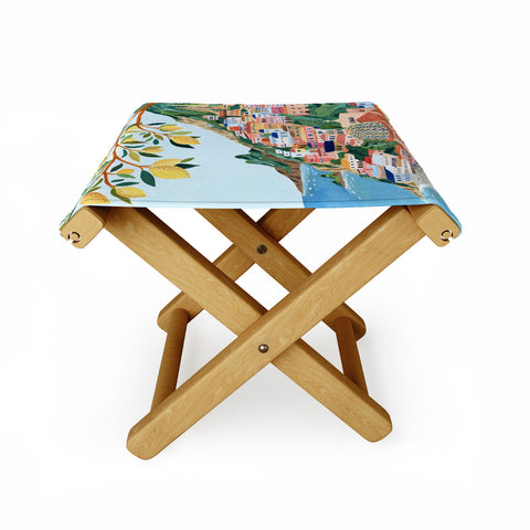 Ambers Textiles Positano Italy Folding Stool