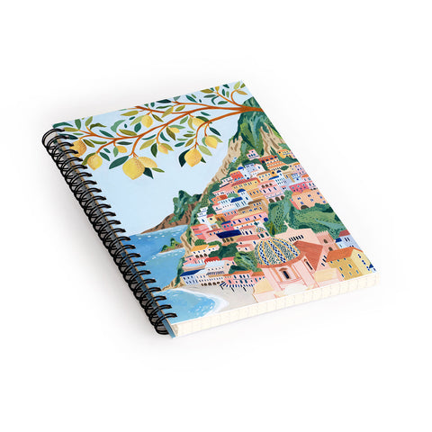 Ambers Textiles Positano Italy Spiral Notebook