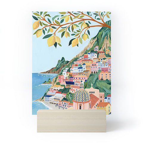 Ambers Textiles Positano Italy Mini Art Print