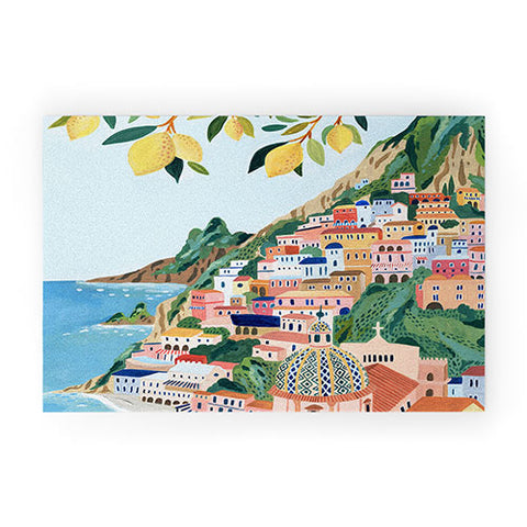 Ambers Textiles Positano Italy Welcome Mat