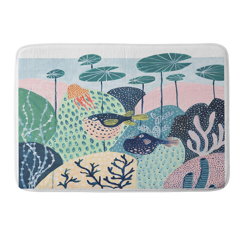 Ambers Textiles Puffer Fish Memory Foam Bath Mat