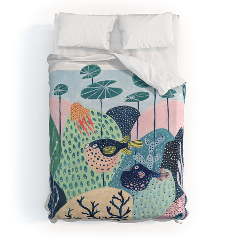 Ambers Textiles Puffer Fish Duvet Cover