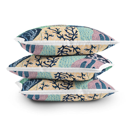 Ambers Textiles Puffer Fish Throw Pillow