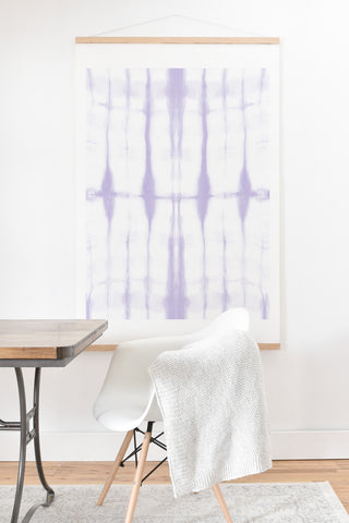 Amy Sia Agadir 2 Pastel Purple Art Print And Hanger