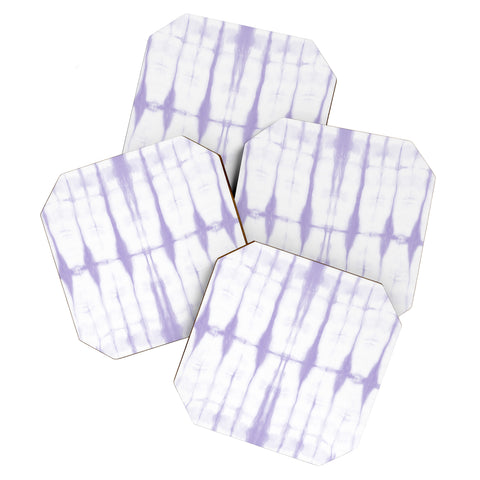 Amy Sia Agadir 2 Pastel Purple Coaster Set
