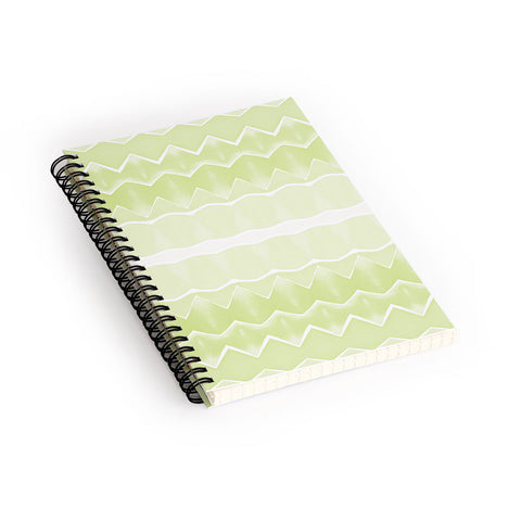 Amy Sia Agadir 3 Lime Spiral Notebook