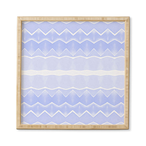 Amy Sia Agadir 3 Pastel Blue Framed Wall Art