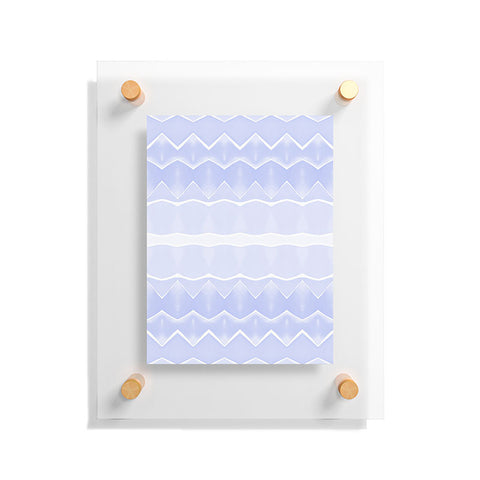 Amy Sia Agadir 3 Pastel Blue Floating Acrylic Print