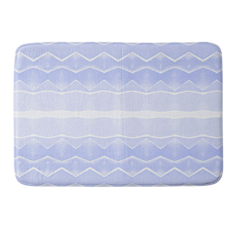 Amy Sia Agadir 3 Pastel Blue Memory Foam Bath Mat