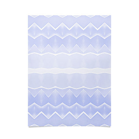 Amy Sia Agadir 3 Pastel Blue Poster