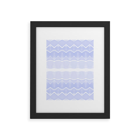 Amy Sia Agadir 3 Pastel Blue Framed Art Print