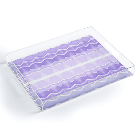 Amy Sia Agadir 3 Pastel Purple Acrylic Tray