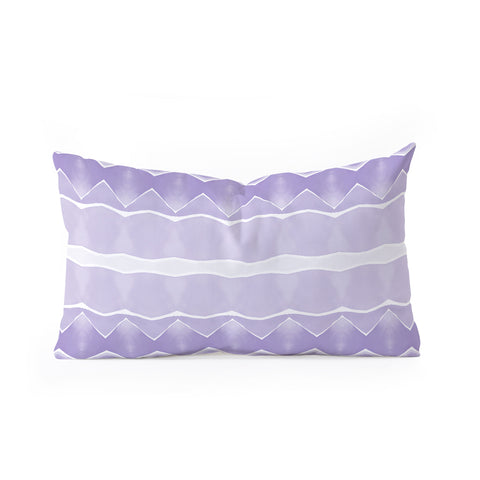 Amy Sia Agadir 3 Pastel Purple Oblong Throw Pillow