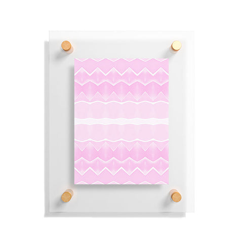 Amy Sia Agadir 3 Pink Floating Acrylic Print