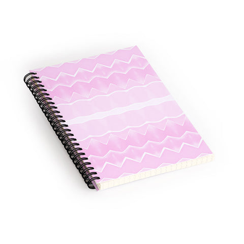 Amy Sia Agadir 3 Pink Spiral Notebook