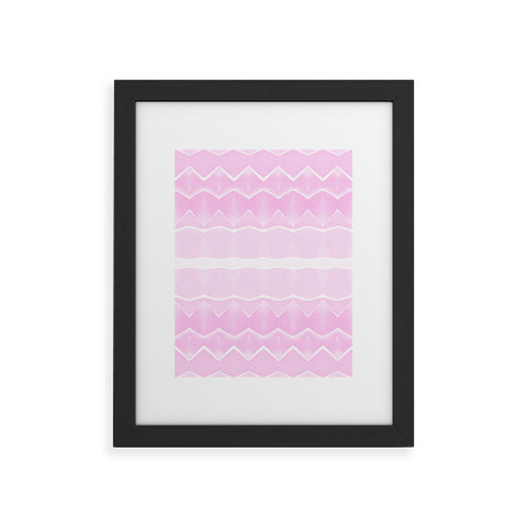 Amy Sia Agadir 3 Pink Framed Art Print