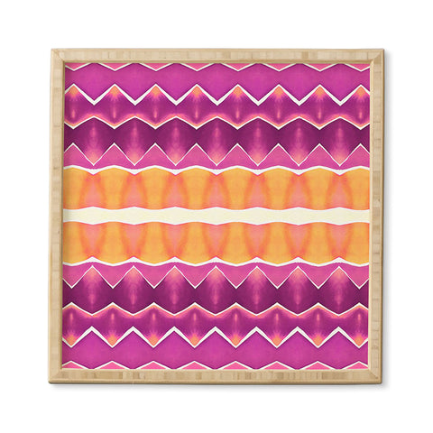 Amy Sia Agadir 3 Purple Framed Wall Art