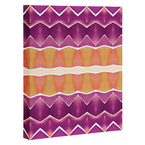 Amy Sia Agadir 3 Purple Art Canvas