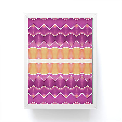 Amy Sia Agadir 3 Purple Framed Mini Art Print