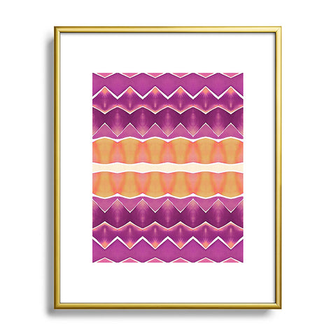 Amy Sia Agadir 3 Purple Metal Framed Art Print