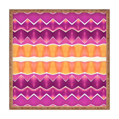 Amy Sia Agadir 3 Purple Square Tray