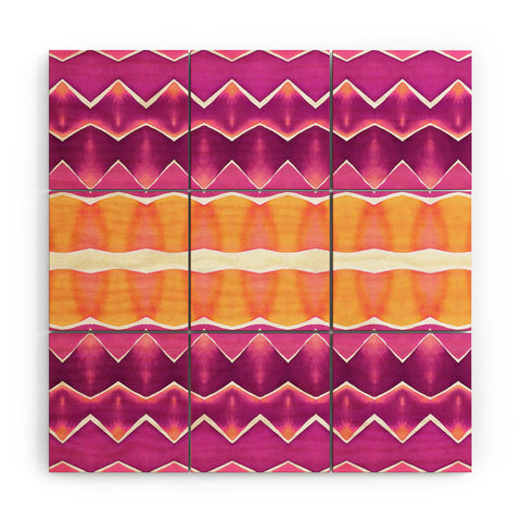 Amy Sia Agadir 3 Purple Wood Wall Mural