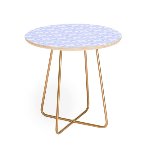 Amy Sia Agadir 4 Pastel Blue Round Side Table