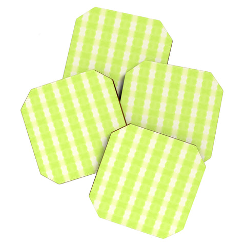 Amy Sia Agadir 5 Lime Coaster Set