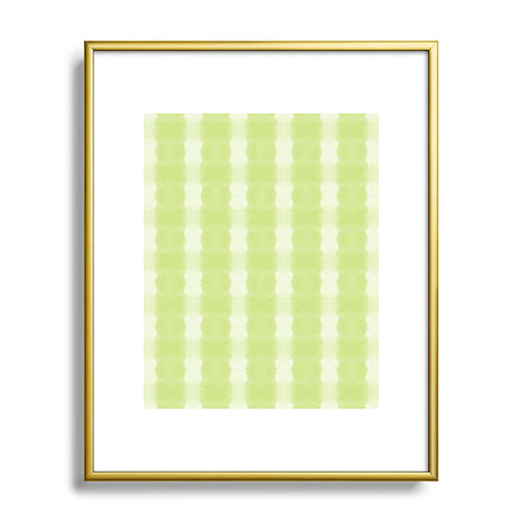 Amy Sia Agadir 5 Lime Metal Framed Art Print