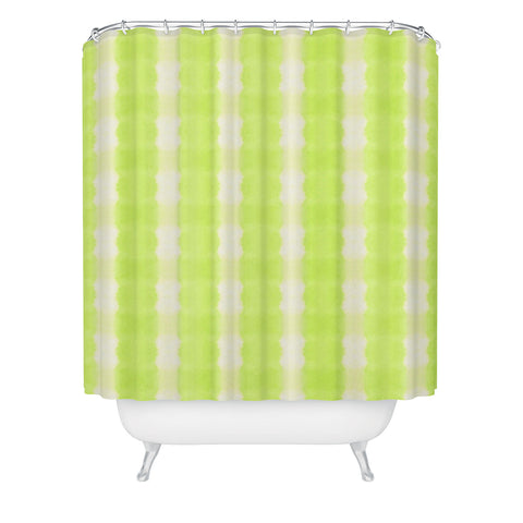Amy Sia Agadir 5 Lime Shower Curtain