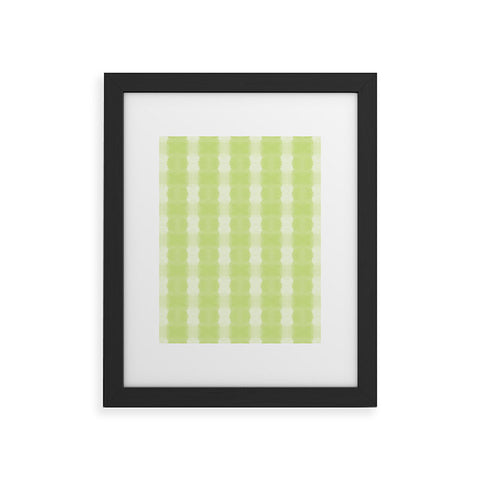 Amy Sia Agadir 5 Lime Framed Art Print