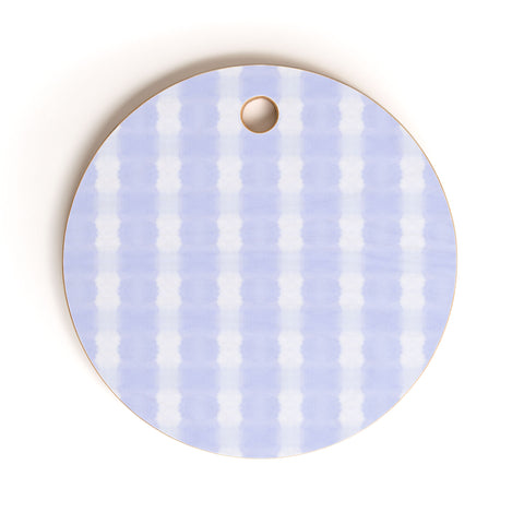 Amy Sia Agadir 5 Pastel Blue Cutting Board Round