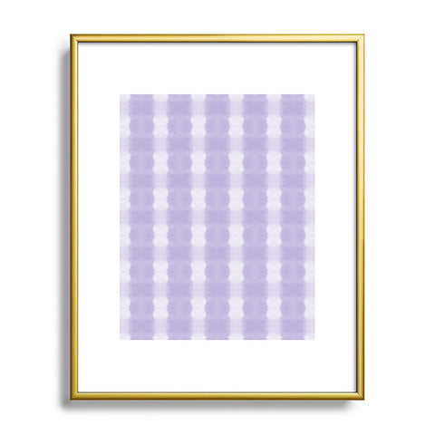 Amy Sia Agadir 5 Pastel Purple Metal Framed Art Print