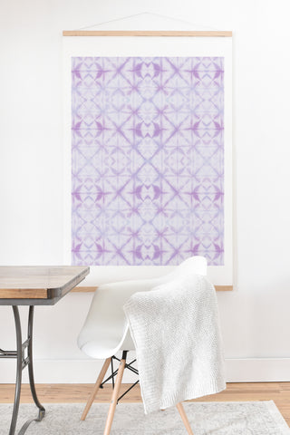 Amy Sia Agadir Pastel Purple Art Print And Hanger