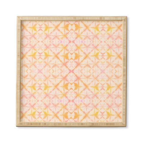 Amy Sia Agadir Peach Framed Wall Art