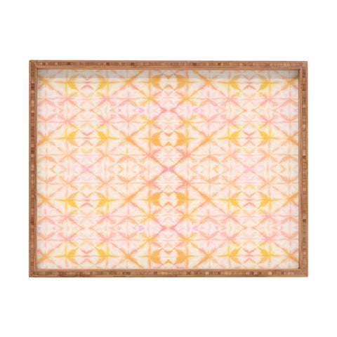 Amy Sia Agadir Peach Rectangular Tray
