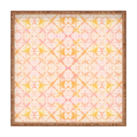 Amy Sia Agadir Peach Square Tray