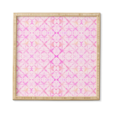 Amy Sia Agadir Pink Framed Wall Art
