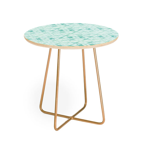 Amy Sia Agadir Sea Green Round Side Table