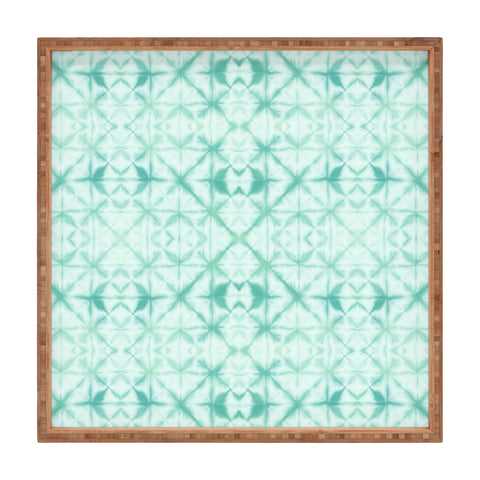 Amy Sia Agadir Sea Green Square Tray