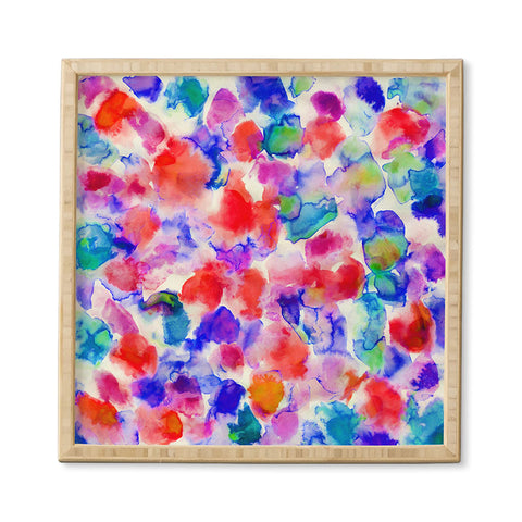 Amy Sia Amaris Blue Framed Wall Art