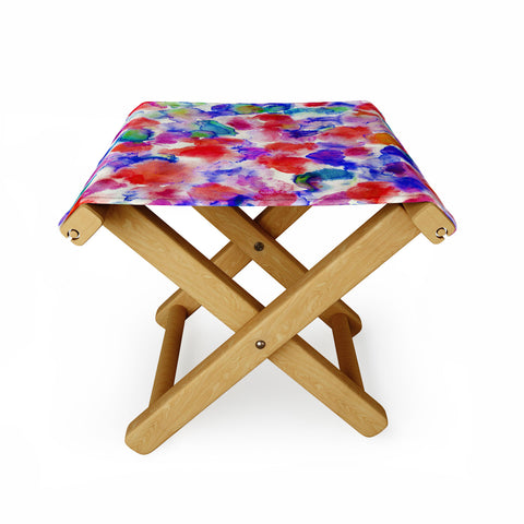 Amy Sia Amaris Blue Folding Stool